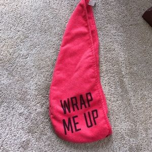 PINK by Victoria’s Secret neon pink Hair Wrap